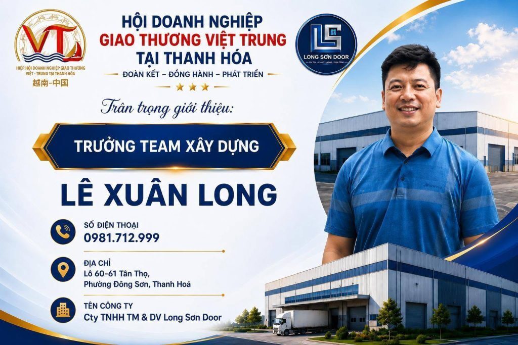 GIỚI THIỆU TRƯỞNG TEAM XÂY DỰNG