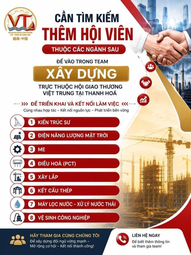 TEAM XÂY DỰNG – HỘI GIAO THƯƠNG VIỆT TRUNG TẠI THANH HÓA TEAM XÂY DỰNG – HỘI GIAO THƯƠNG VIỆT TRUNG TẠI THANH HÓA