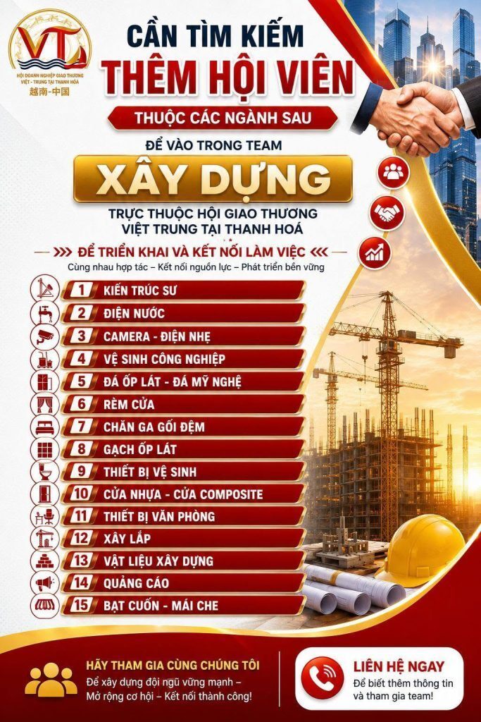TÌM KIẾM HỘI VIÊN NGÀNH XÂY DỰNG TẠI THANH HÓA