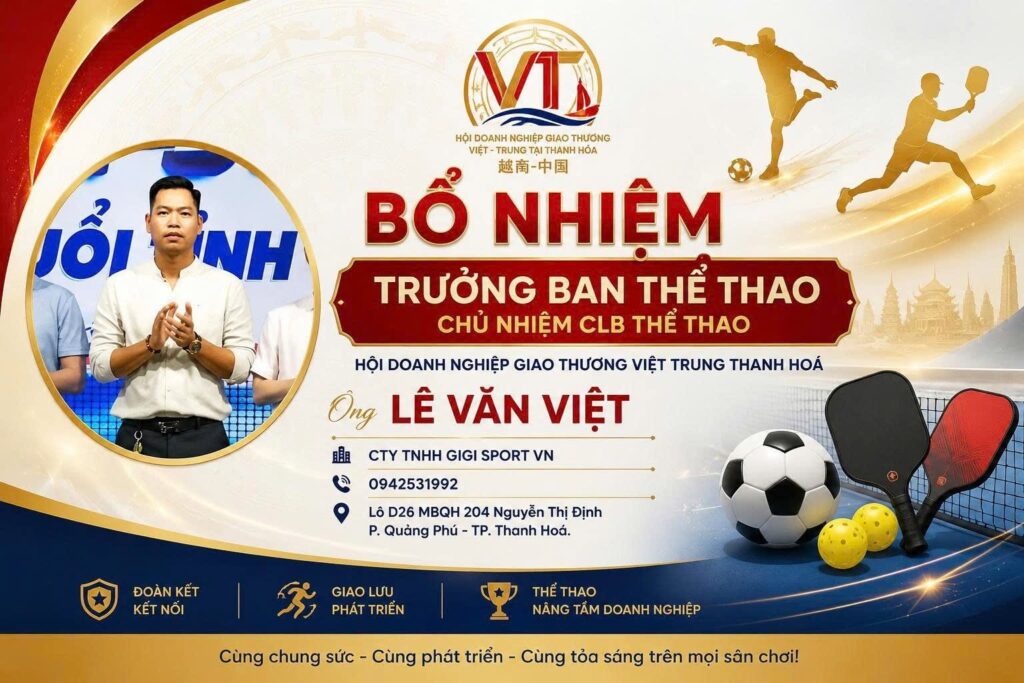 Bổ Nhiệm Trưởng Ban Thể Thao – Chủ Nhiệm CLB Thể Thao