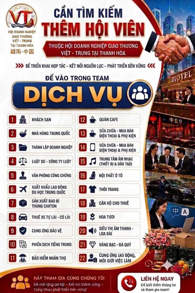 Thông Báo Chiêu Mộ Hội Viên – Gia Nhập Team Dịch Vụ Phụ Trợ