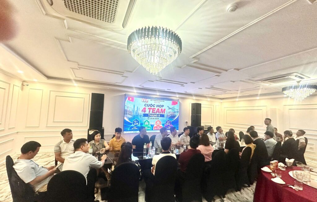TỔNG KẾT CUỘC HỌP 4 TEAM THÁNG 8 – HỘI DOANH NGHIỆP GIAO THƯƠNG VIỆT – TRUNG