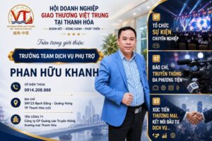 Giới thiệu Trưởng Team Dịch Vụ Phụ Trợ